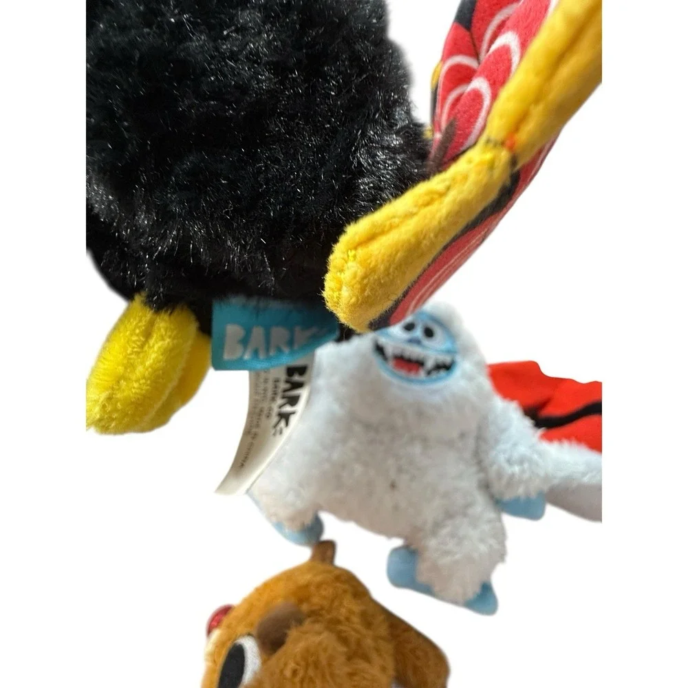 BARK Dog Toy Lot Halloween Christmas Plush‎ Squeaky Turkey Pumpkin Santa Krinkle